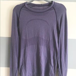Purple lululemon longsleve tee